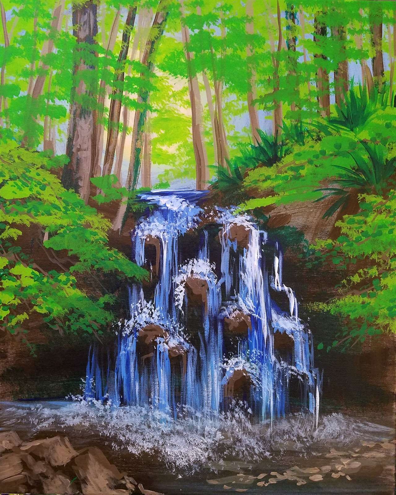 Green Forest Top Download Wallpapers Wallpaper - Green Forest Falls Pinot's Palette - HD Wallpaper 