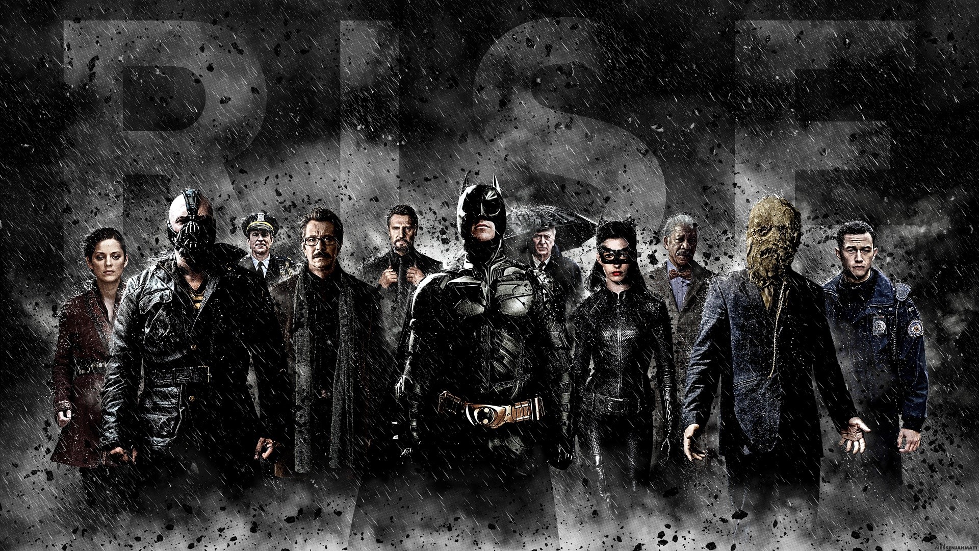 Dark Knight All Characters - HD Wallpaper 