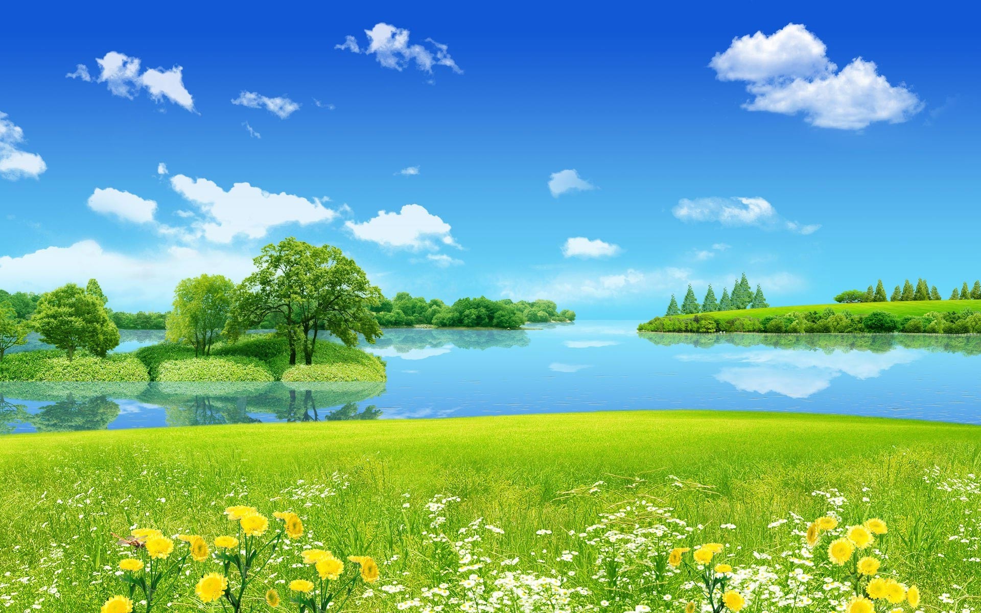 Nature View For You Wide Desktop Background - Beautiful Full Hd Nature -  1920x1200 Wallpaper 