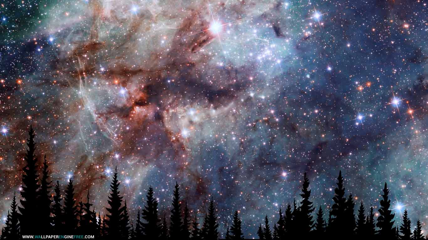 Downoad Night Sky 4k Wallpaper Engine Free - Night Sky Wallpaper Gif - HD Wallpaper 