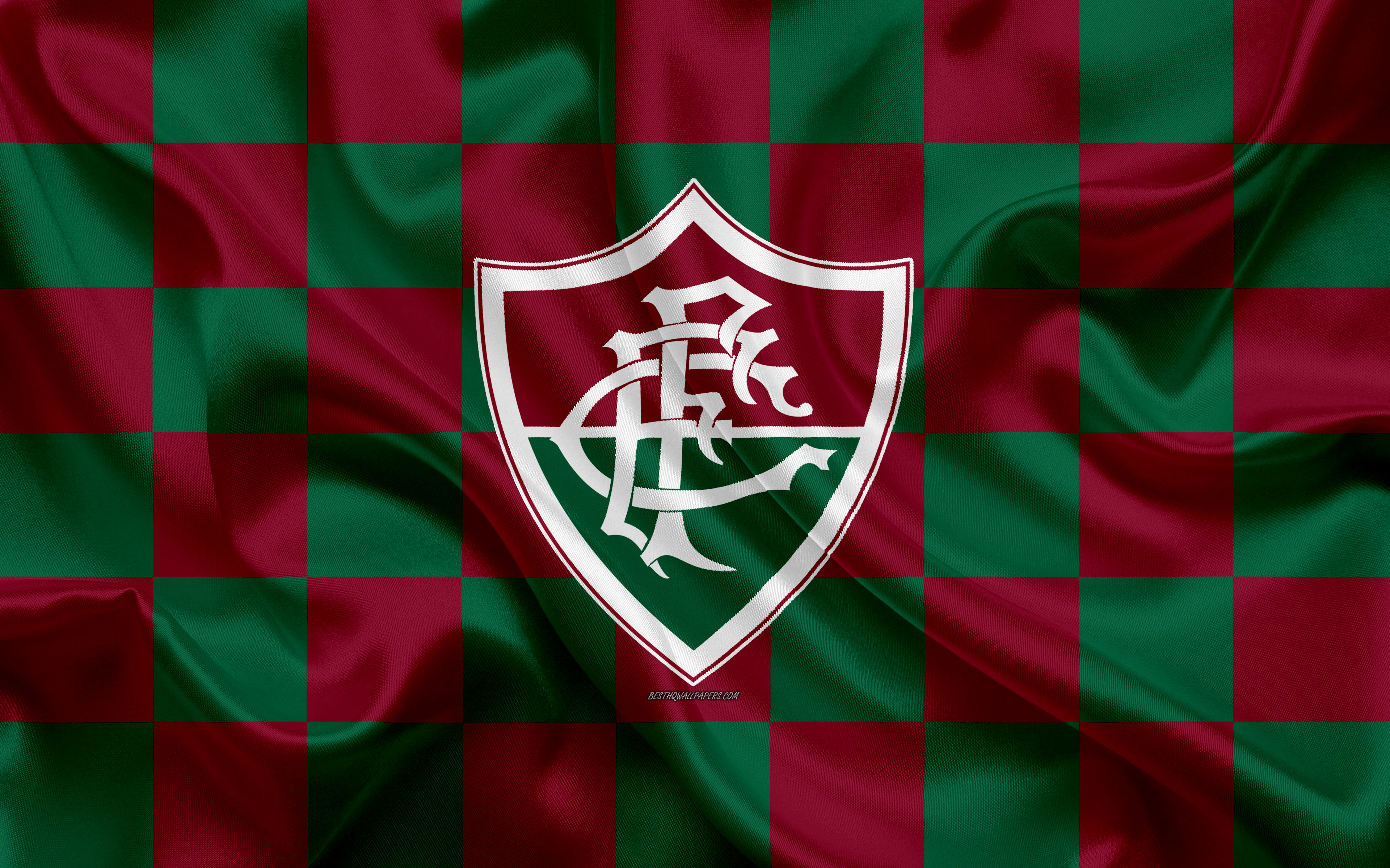 Fluminense Fc, 4k, Logo, Creative Art, Burgundy Green - Celular Papel De Parede Fluminense - HD Wallpaper 