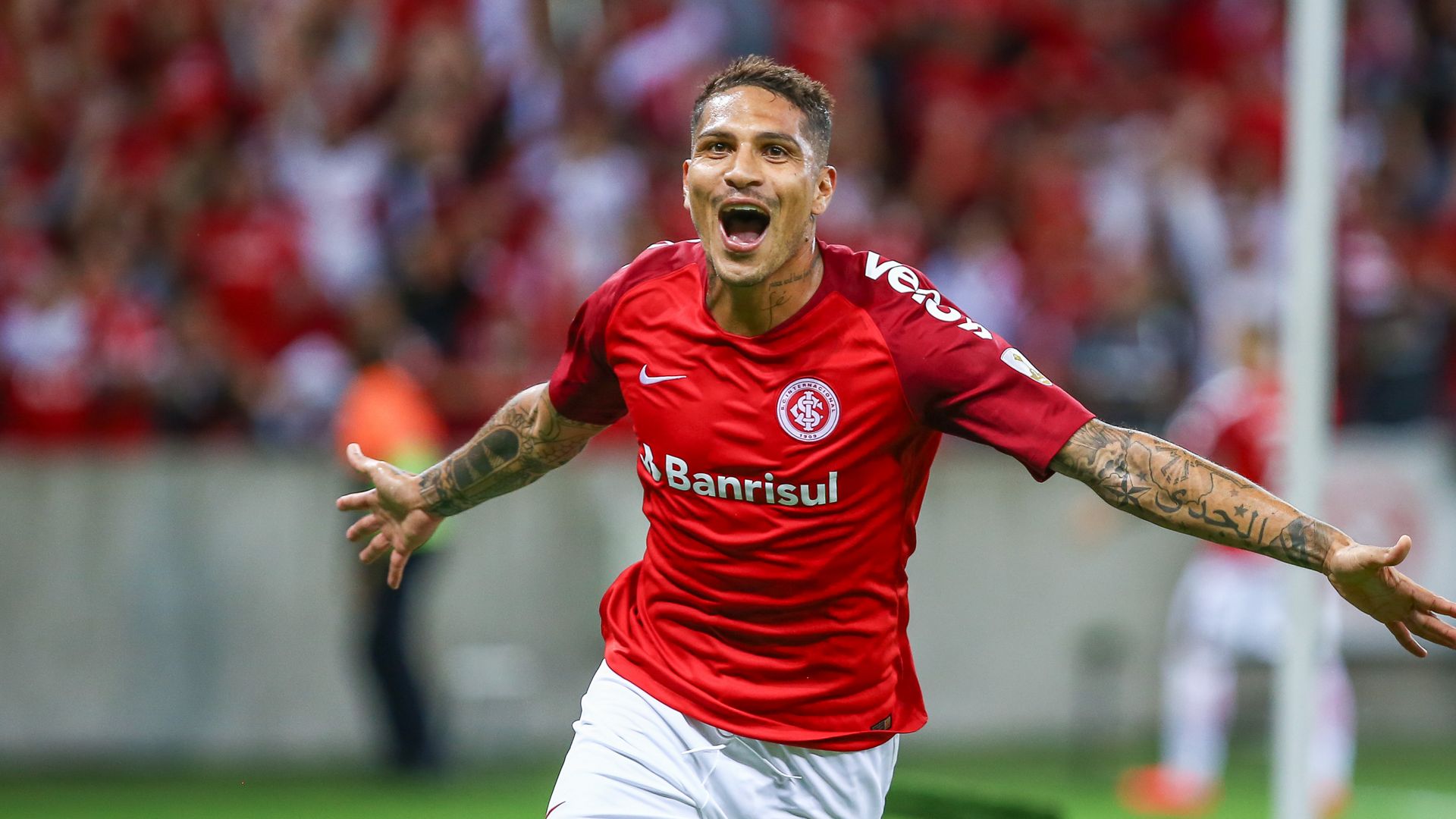 Paolo Guerrero Internacional Palestino Copa Libertadores - Paolo Guerrero Inter - HD Wallpaper 