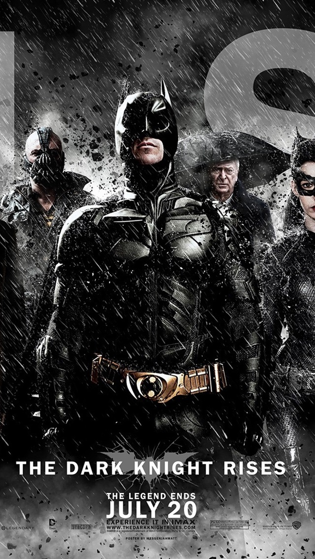 Iphone Wallpaper 2012 The Dark Knight Rises - Batman The Dark Knight Rises - HD Wallpaper 