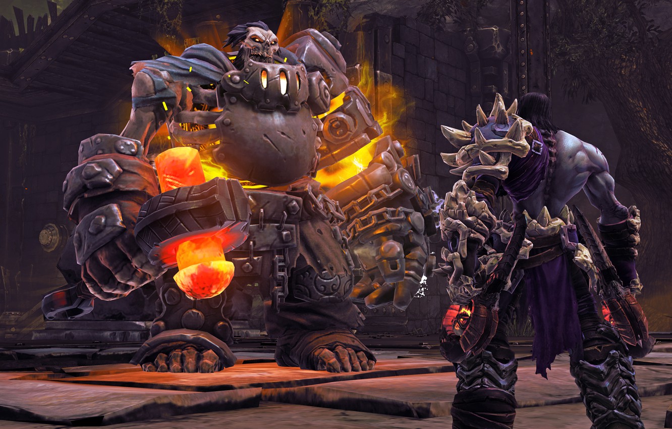 Photo Wallpaper Weapons, Warrior, Darksiders Ii, Abyssal - Darksiders Ii Abyssal Forge - HD Wallpaper 