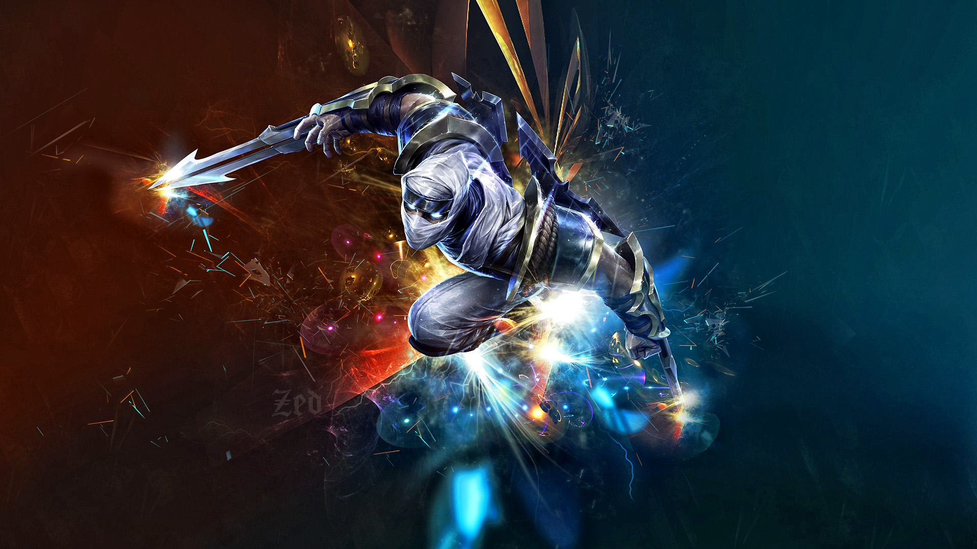 League Of Legends Zed Master Of Shadows Wallpaper - Zed League Of Legends - HD Wallpaper 