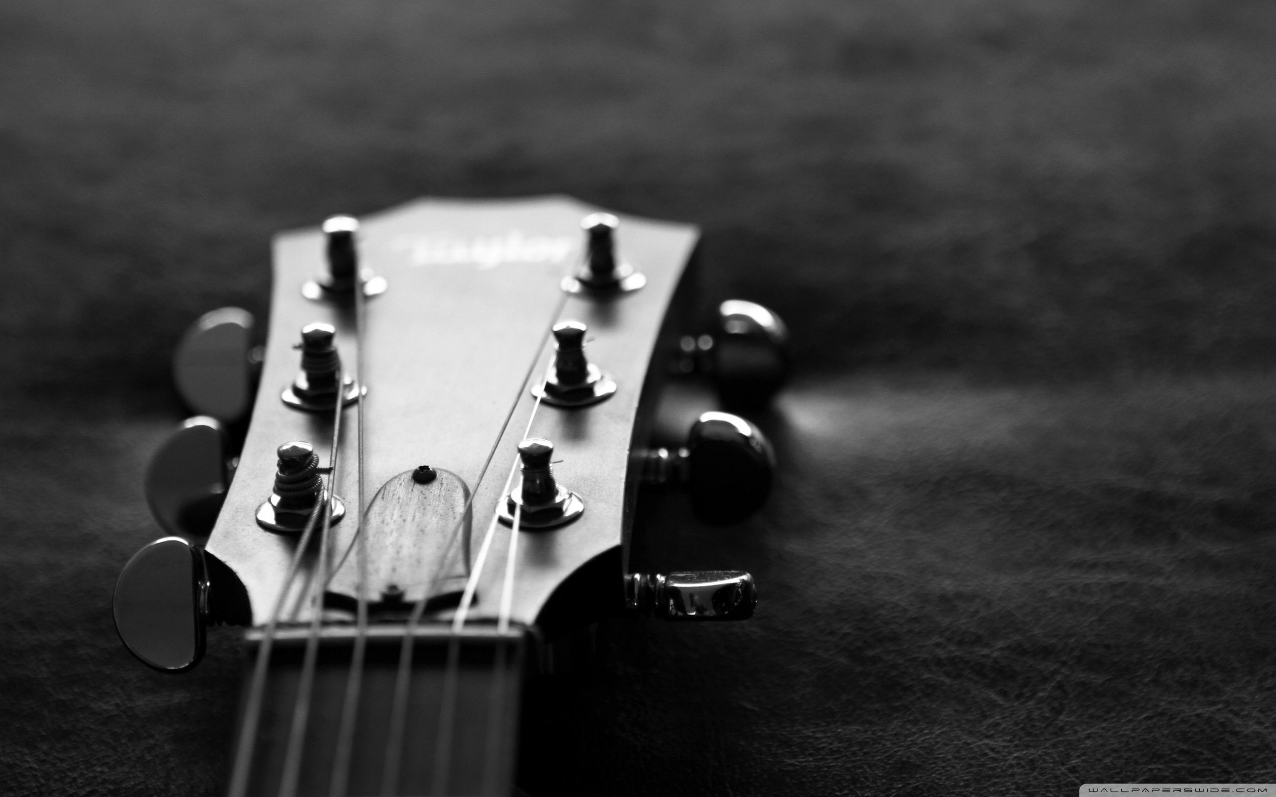 Guitar Head Monochrome ❤ 4k Hd Desktop Wallpaper For - Guitar Hd Images Black And White - HD Wallpaper 
