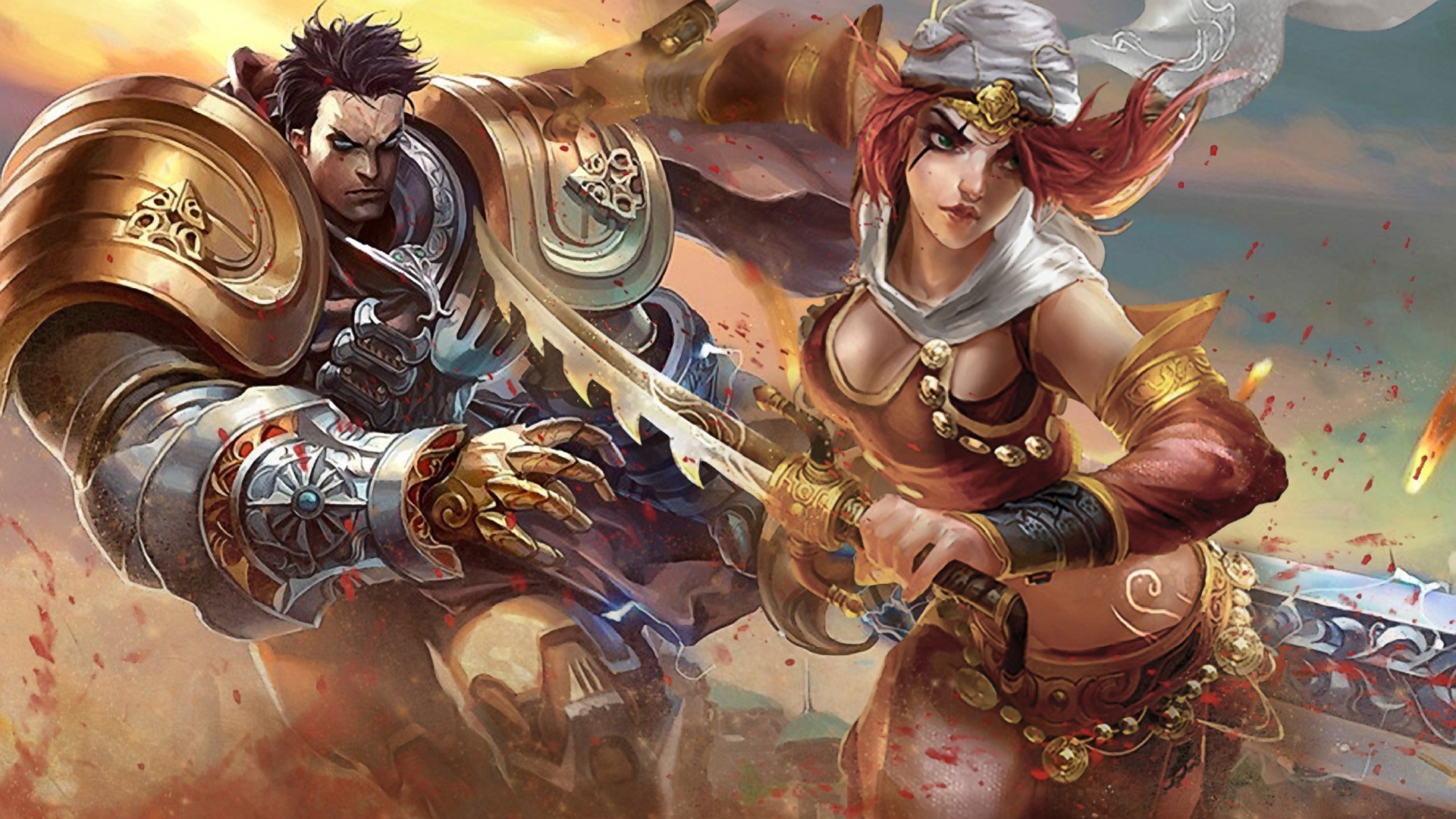 Garen Và Katarina - HD Wallpaper 