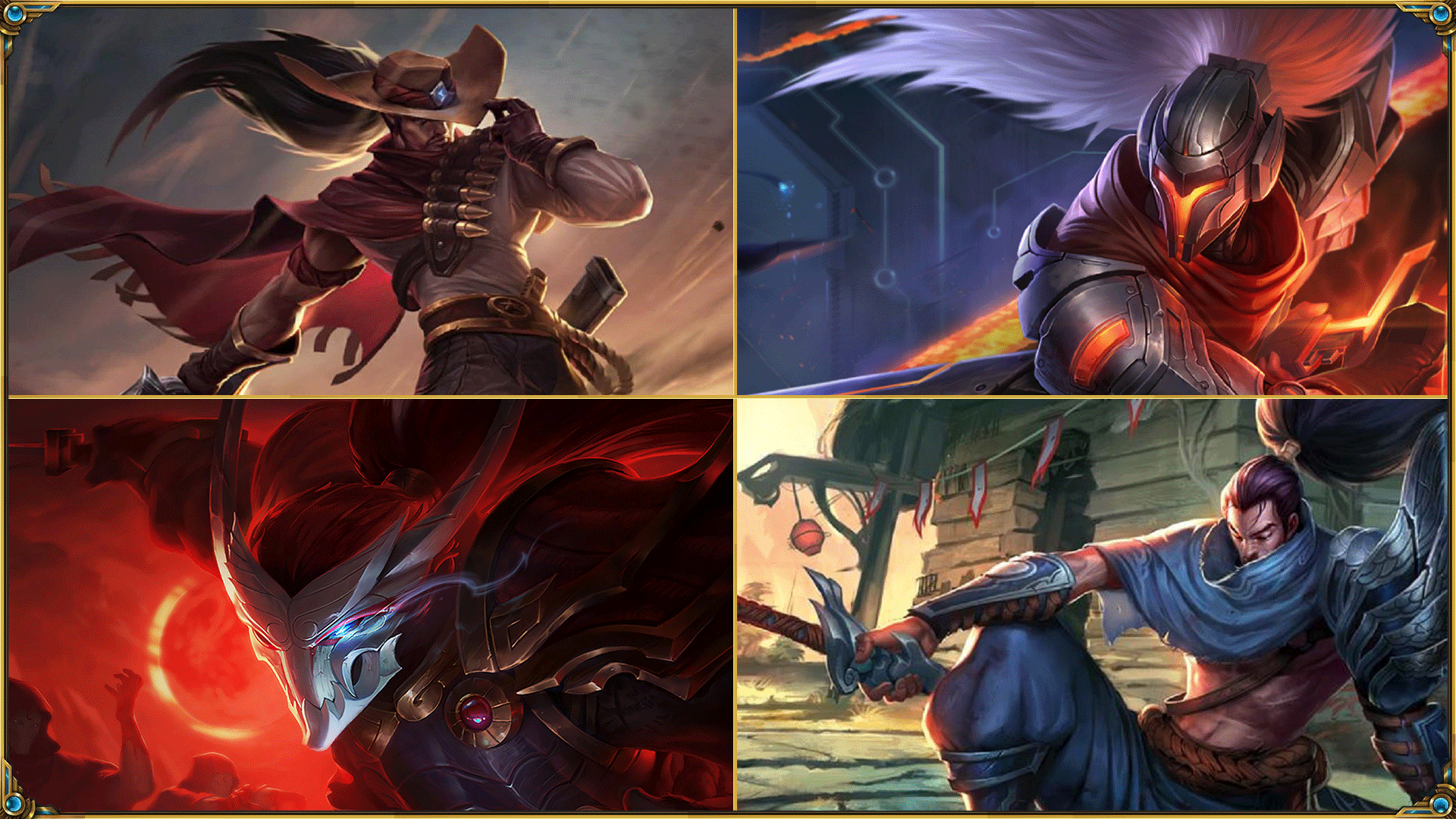 Lol Yasuo All Skins - HD Wallpaper 