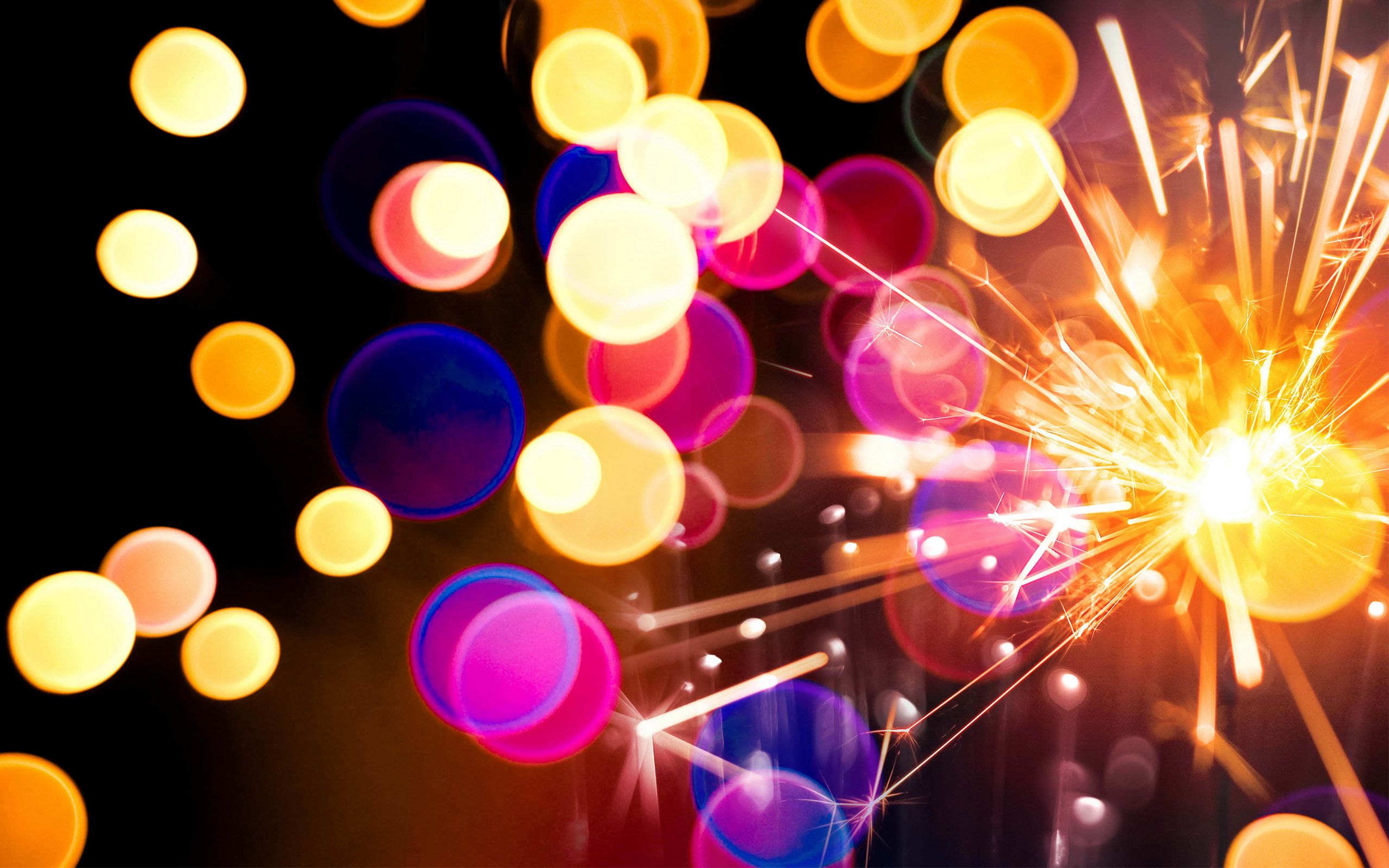 Light In New Year - HD Wallpaper 