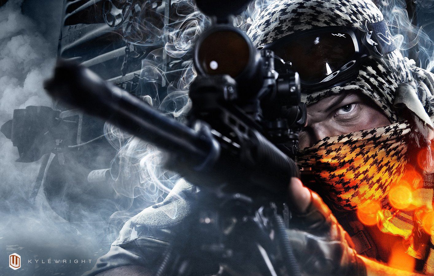 Battlefield 3 Wallpaper Sniper - HD Wallpaper 