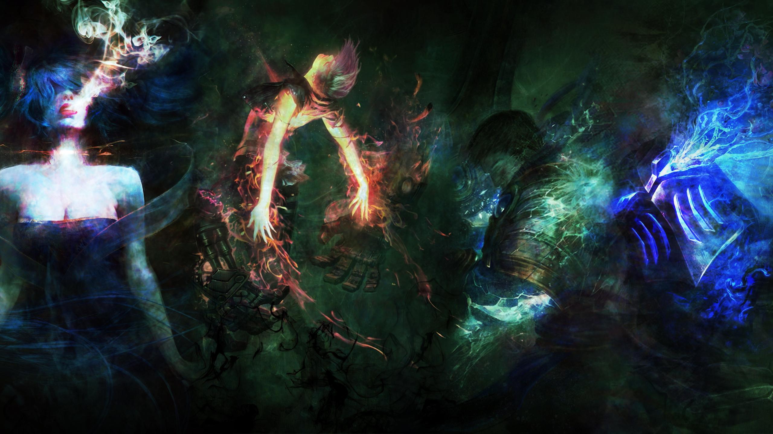 Jhin Sona Garen Vi Zed - HD Wallpaper 