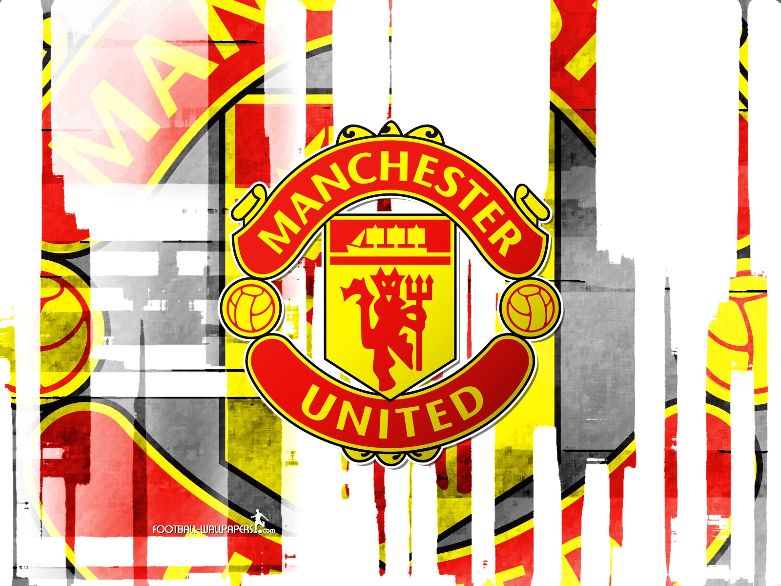 Wallpaper Manchester United Yang Keren - Manchester United Logo Wallpaper Keren - HD Wallpaper 