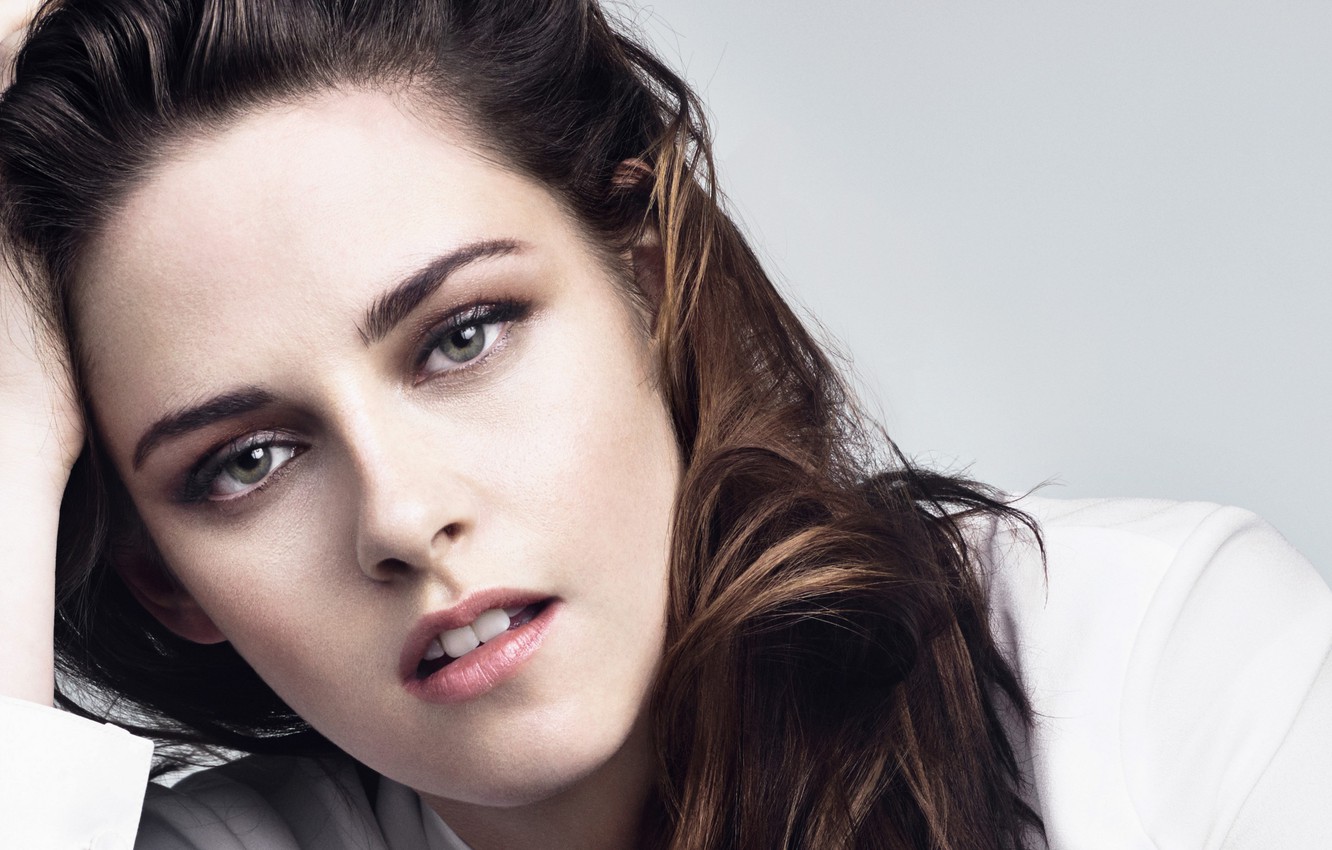 Photo Wallpaper Look, Pose, Portrait, Makeup, Actress, - Full Hd Kristen Stewart - HD Wallpaper 