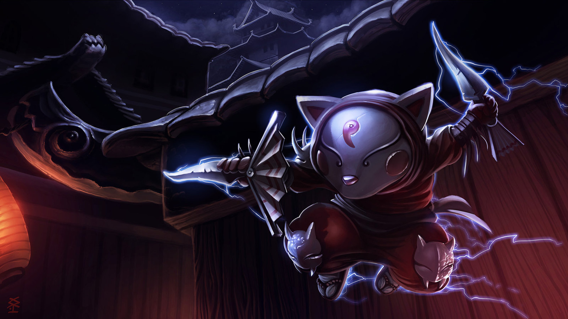 Download Wallpapers, Download Ipod League Of Legends - Old Blood Moon Kennen - HD Wallpaper 