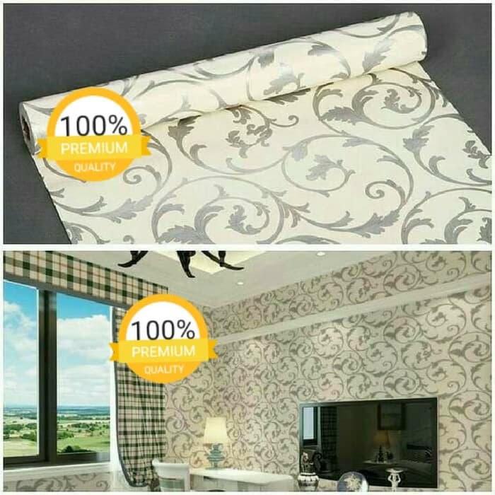 Wall Sticker Dinding Batik Hijau - HD Wallpaper 