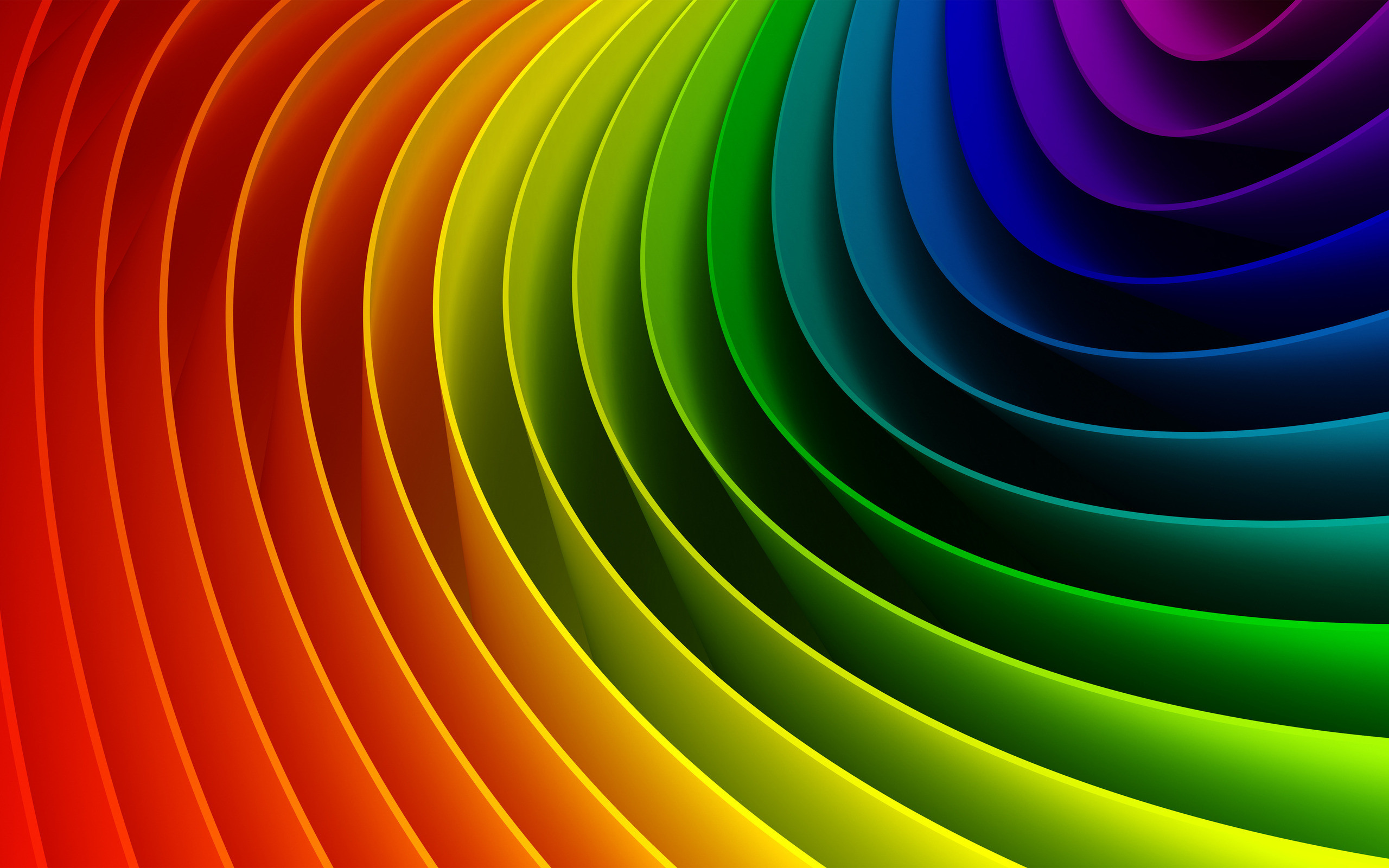 Desktop Wallpapers Creative Wallpaper Color Spectrum - Background Rainbow - HD Wallpaper 