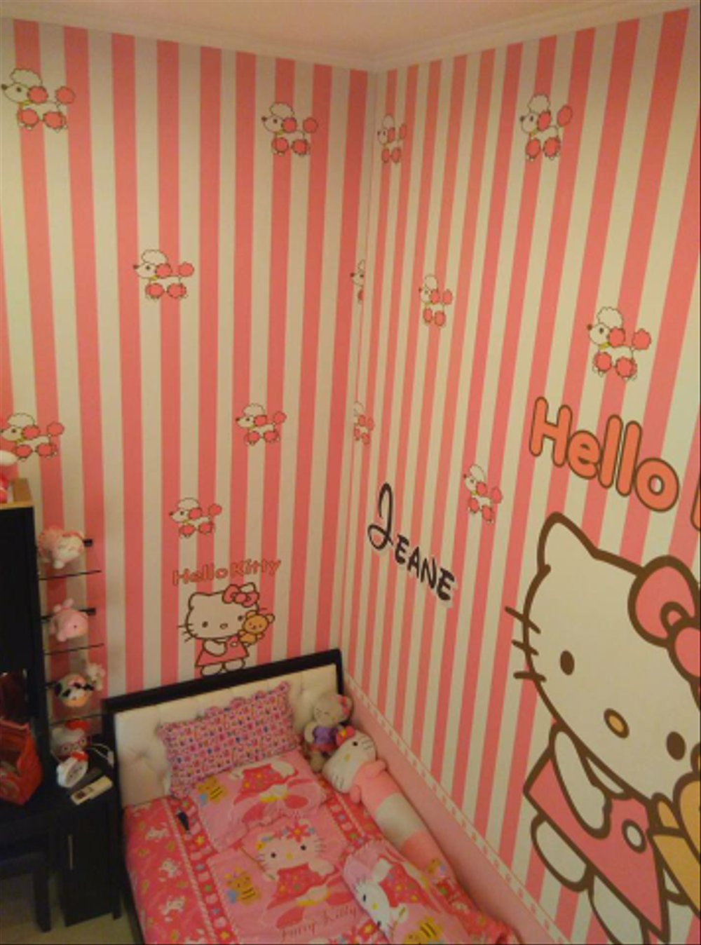 Wallpaper Dinding Hello Kitty 3d Image Num 19