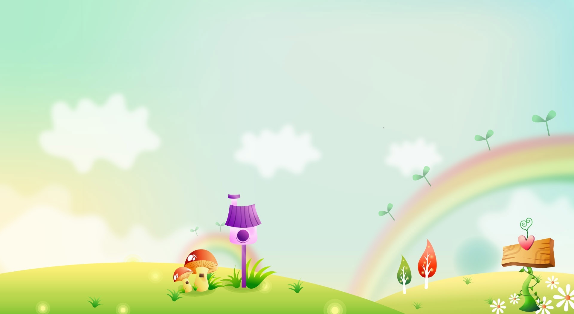 Happy Easter Mushrooms - Happy Cartoon Wallpaper Hd - HD Wallpaper 