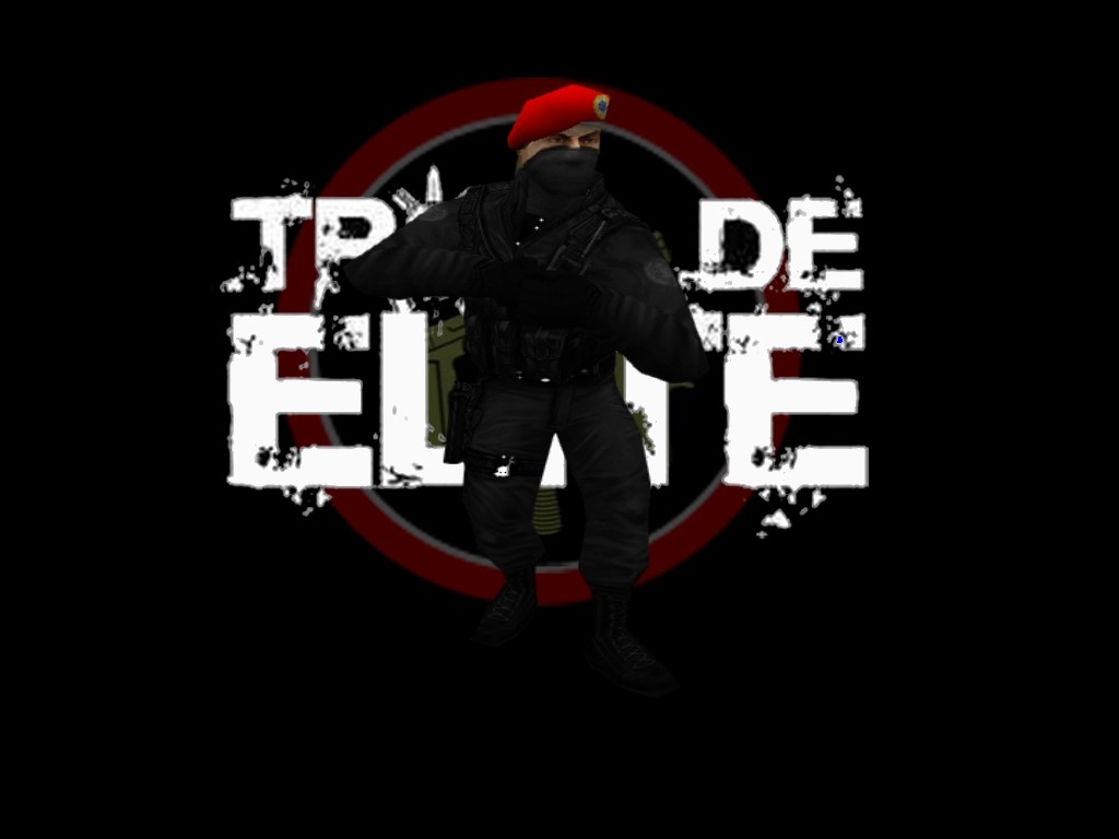 Gign With Black Outfit And A Red Beret - Tropa De Elite Logotipo - HD Wallpaper 