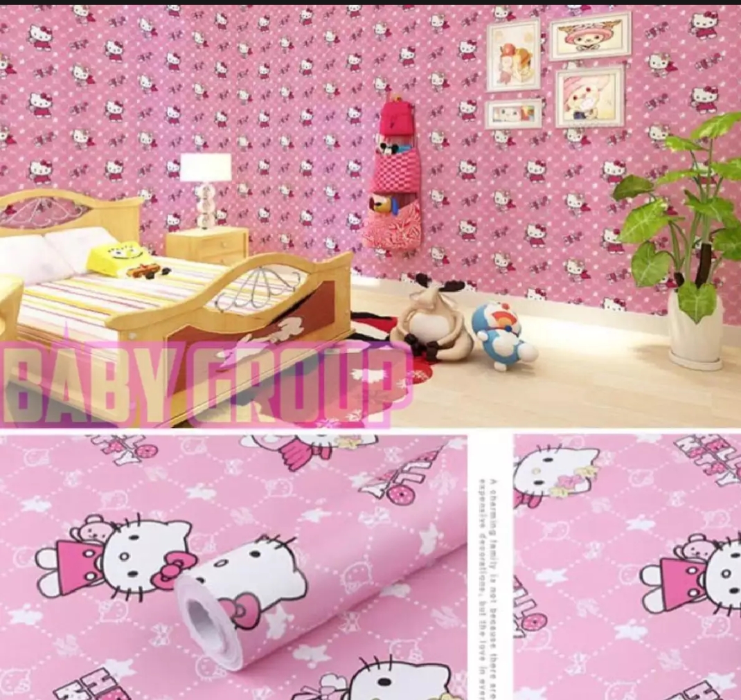 Wall Sticker Hello Kitty - HD Wallpaper 