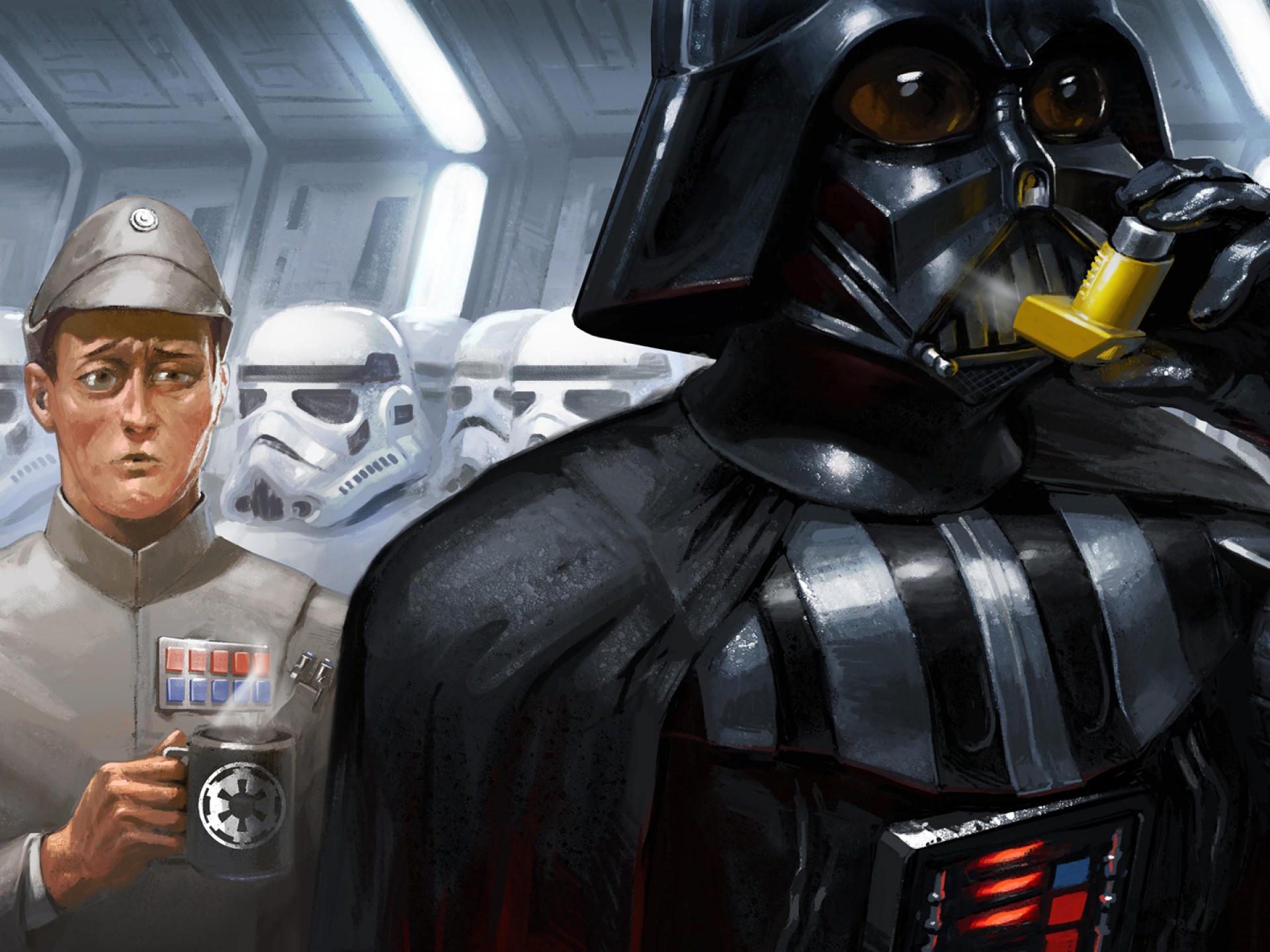 Darth Vader Star Wars Joke - HD Wallpaper 