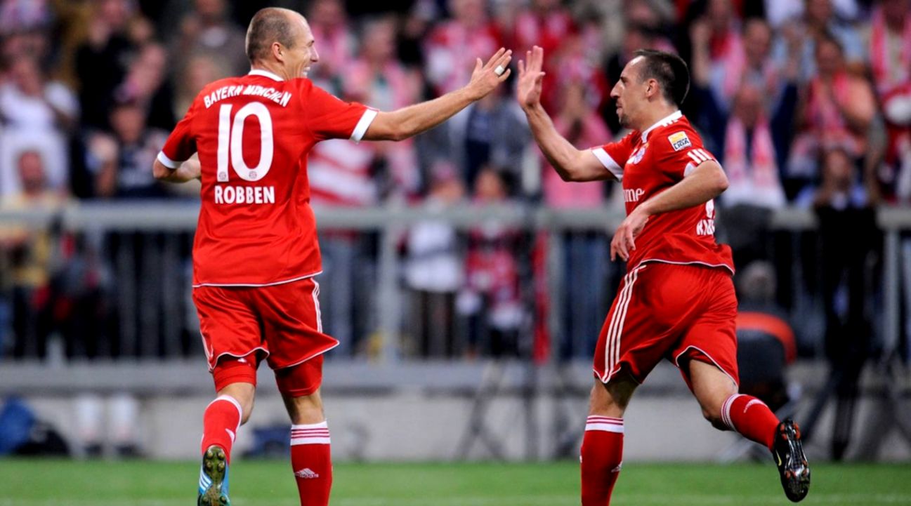 The First Showing Of Rib & Rob Fc Bayern Munich - Fc Bayern Robben Ribery - HD Wallpaper 