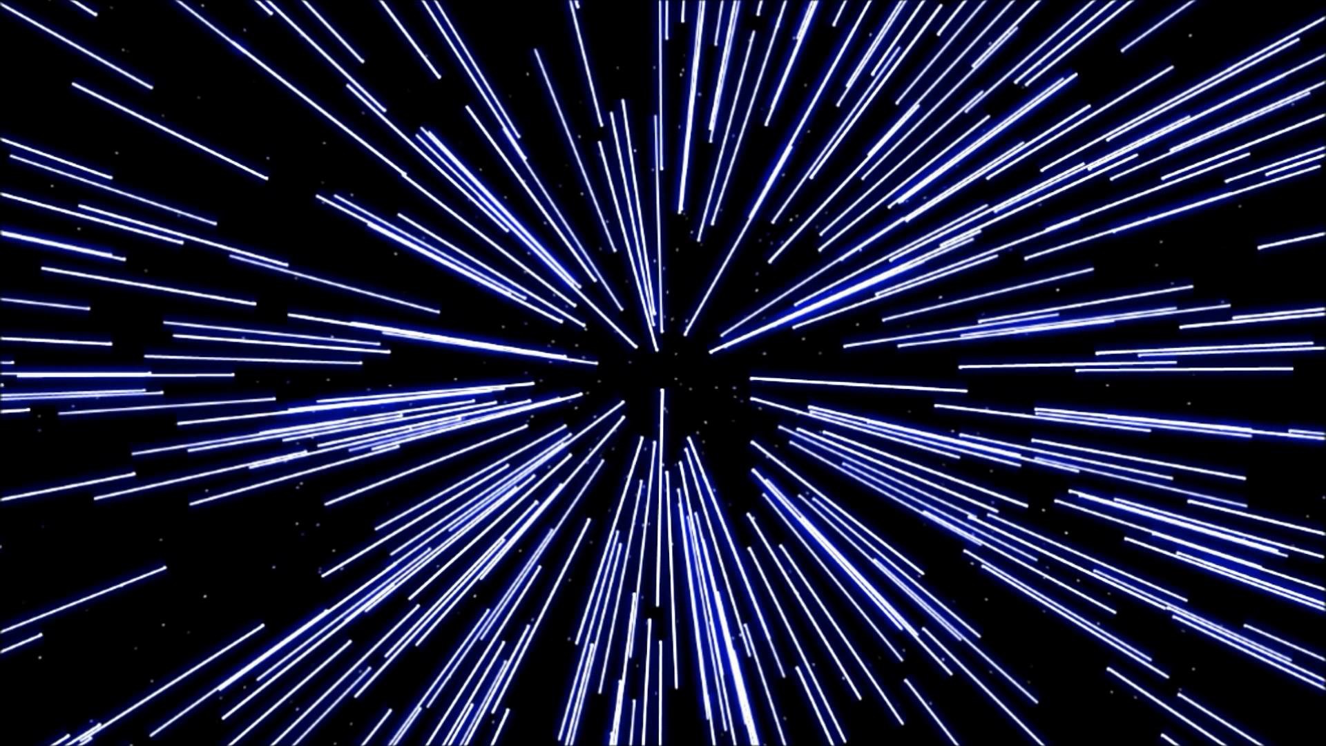 3d Hd Star Wars Jump To Lightspeed Hyperspace Star - Star Wars Warp - HD Wallpaper 