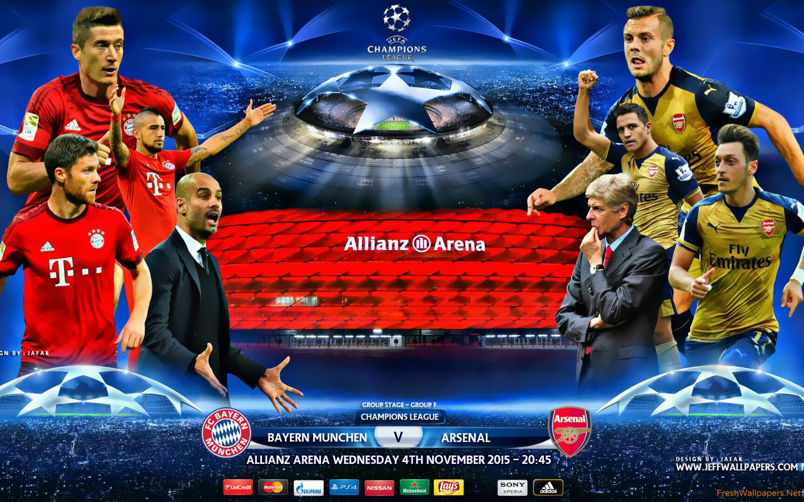 Arsenal And Bayern Munich - HD Wallpaper 
