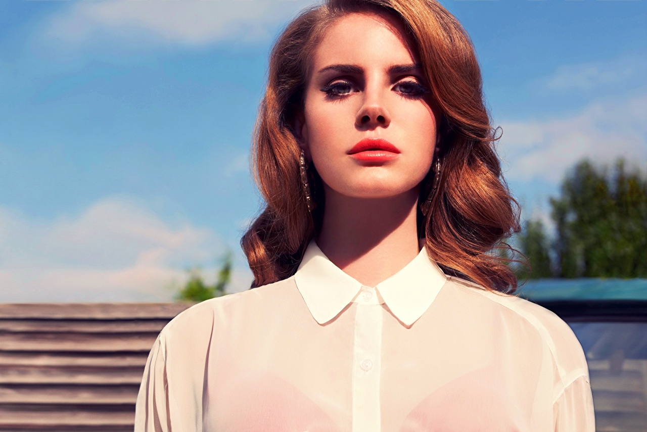 Lana Del Rey Red Lipstick - HD Wallpaper 