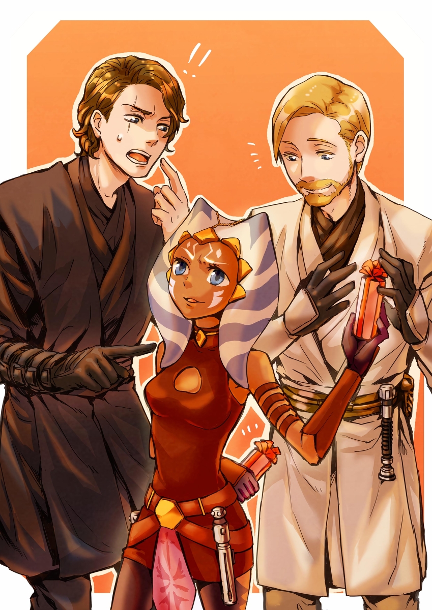 Anakin Skywalker X Ahsoka Tano - HD Wallpaper 