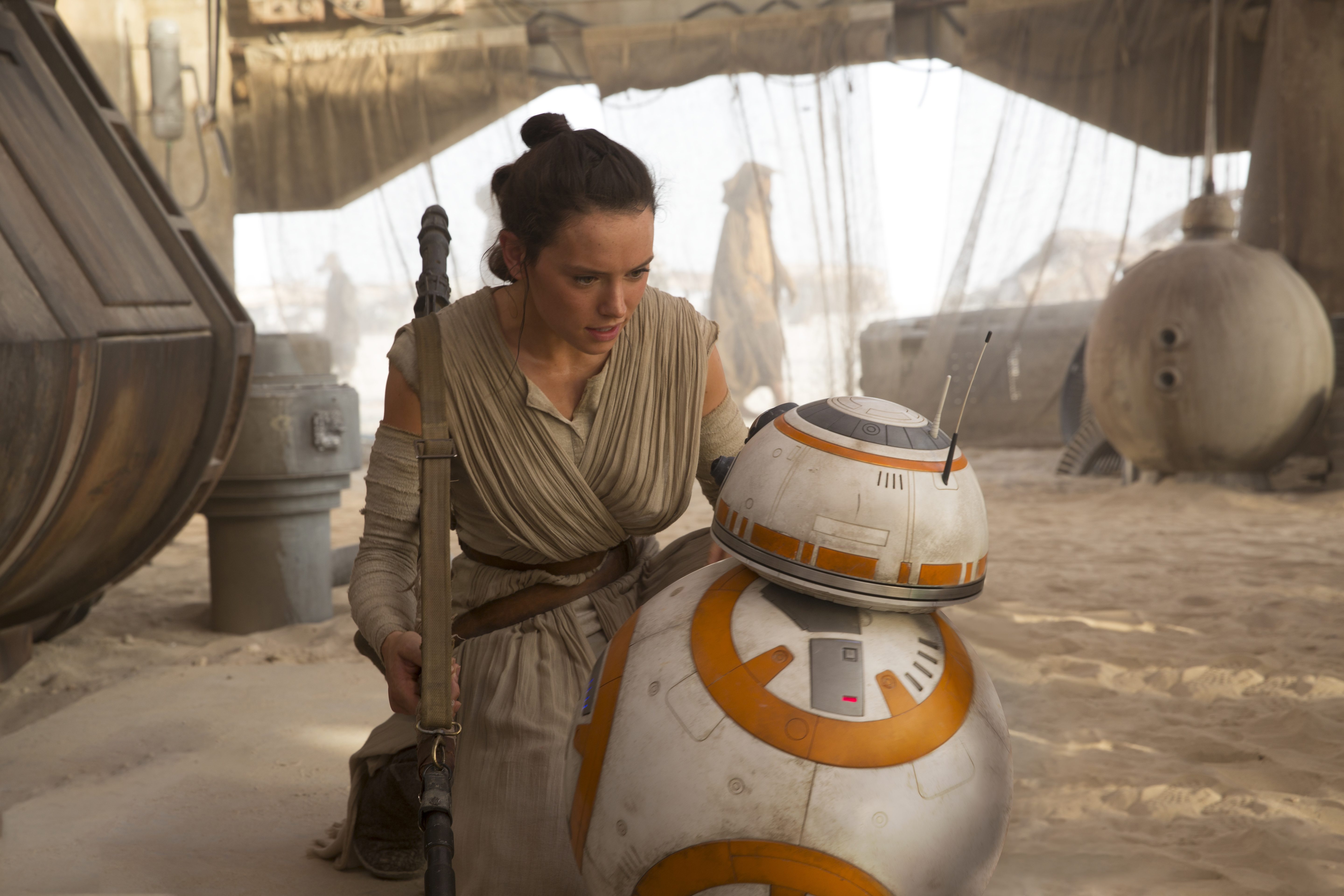 Rey Star Wars Bb8 - HD Wallpaper 