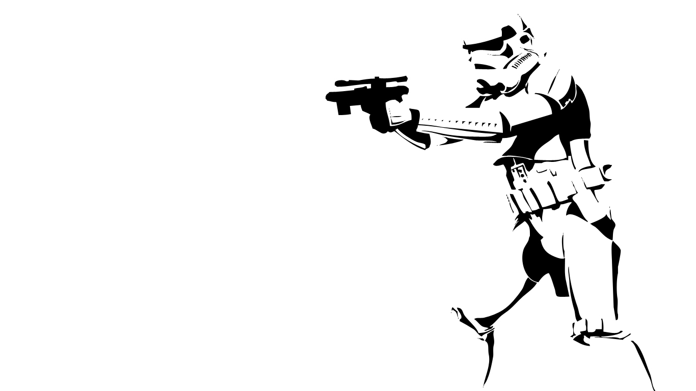 Star Wars White Background - HD Wallpaper 