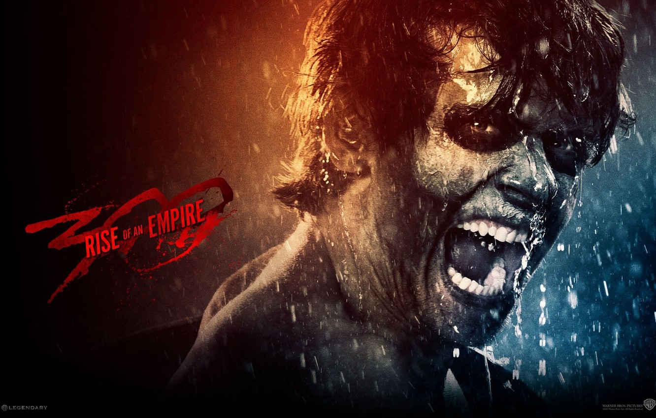 Photo Wallpaper Jack Oconnell, Jack Oconnell, 300 Spartans - 300 Rise Of An Empire Skull Paint - HD Wallpaper 