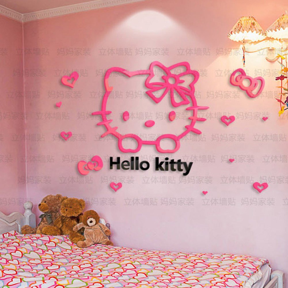 Mural Decor Hello Kitty - HD Wallpaper 