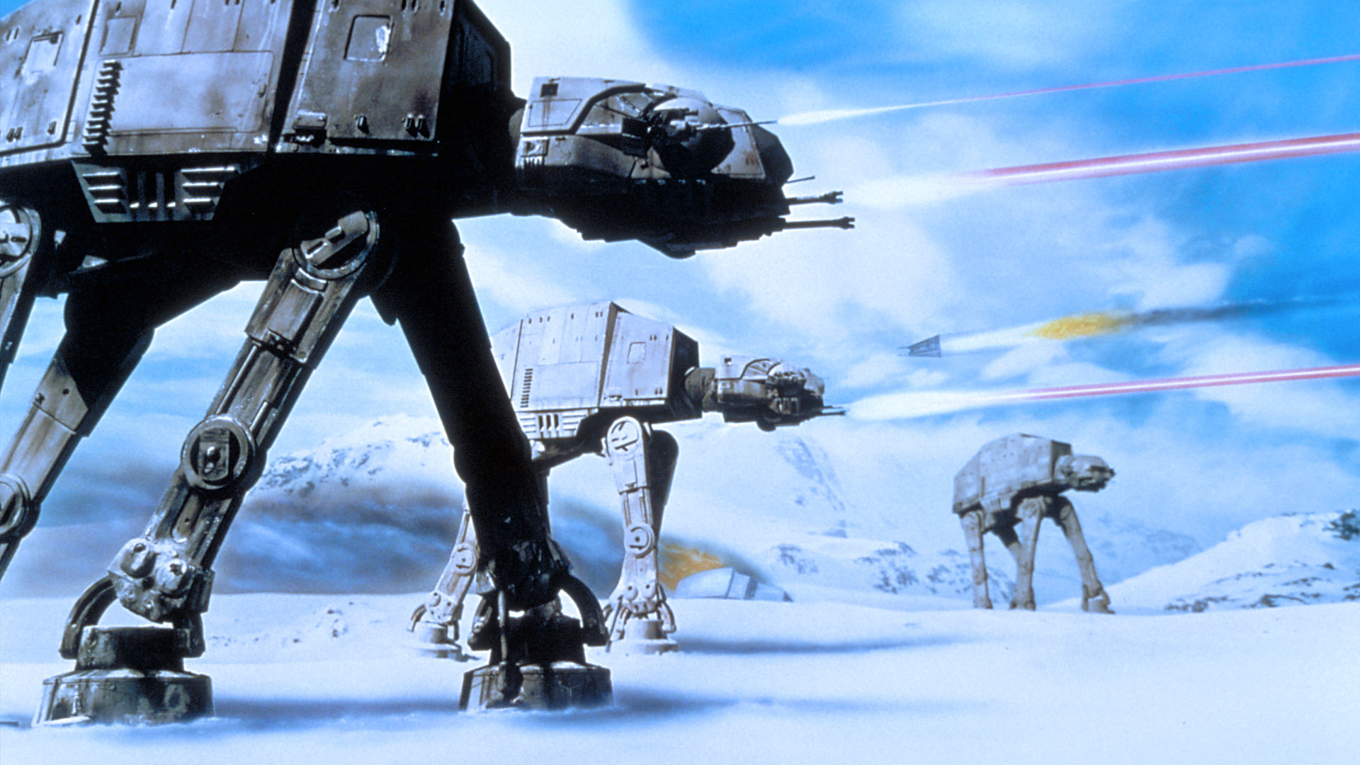 Star Wars At At Empire Strikes Back - HD Wallpaper 