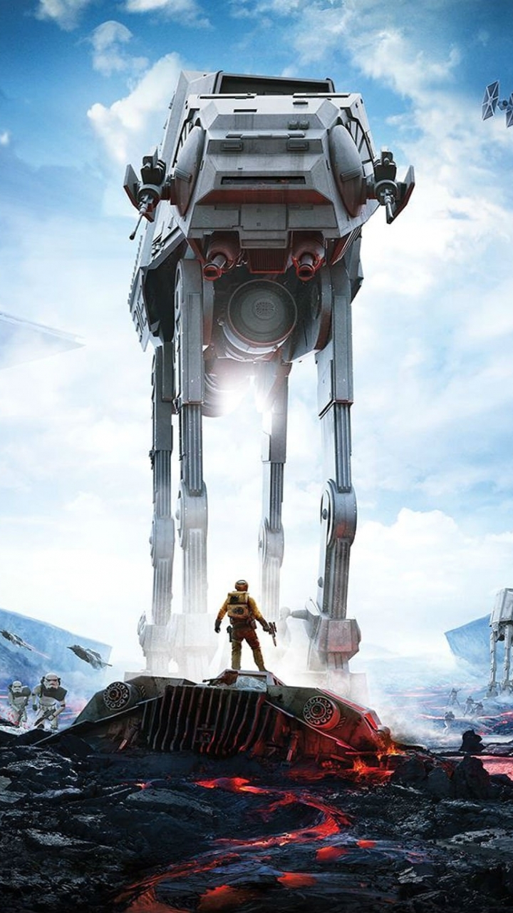 Video Gamestar Wars Battlefront 2015 Wallpaper Id - Star Wars Iphone Wallpaper 4k - HD Wallpaper 