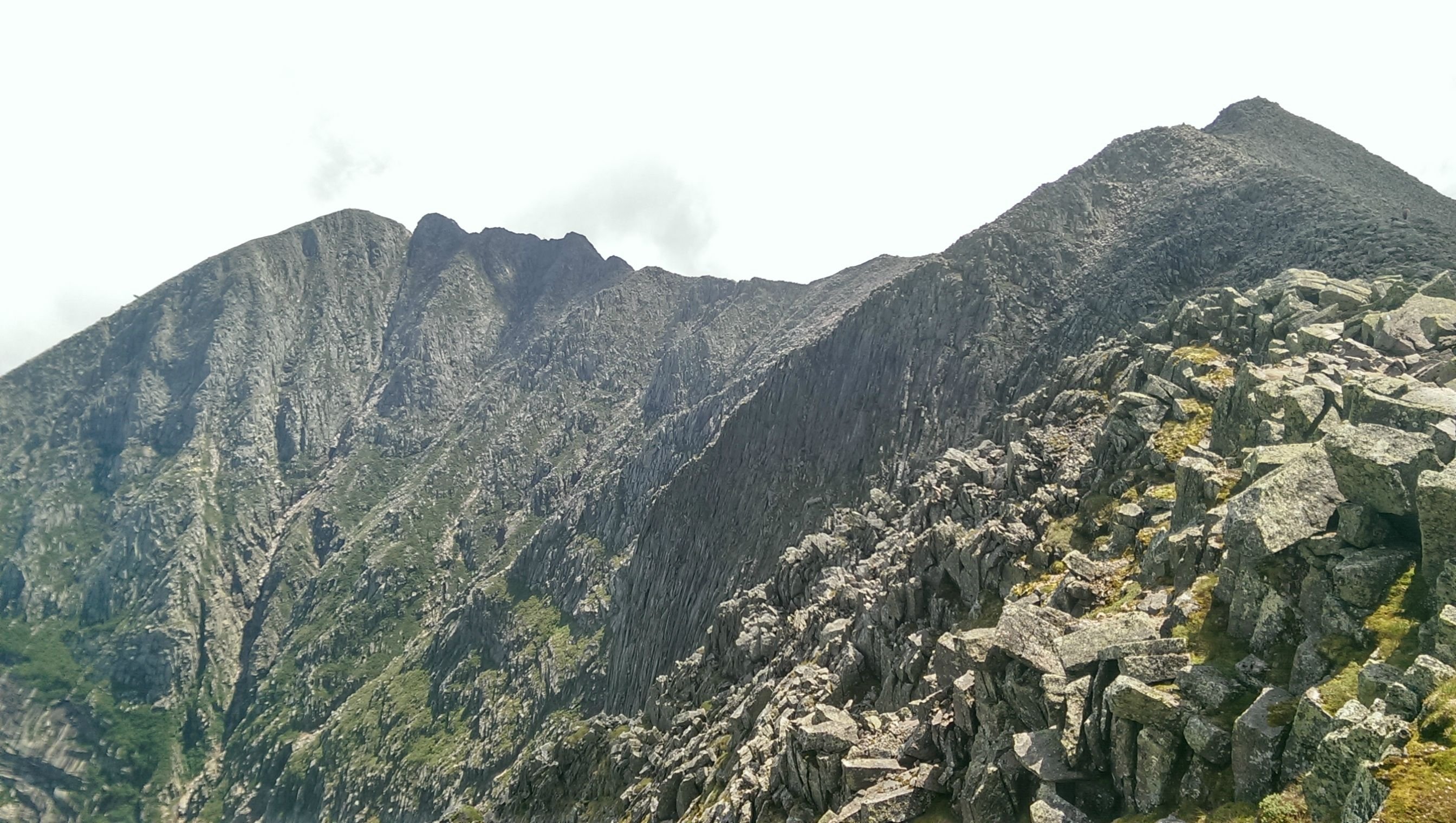 Katahdin Knife Edge From Baxter Peak Wallpaper - Mount Katahdin - HD Wallpaper 