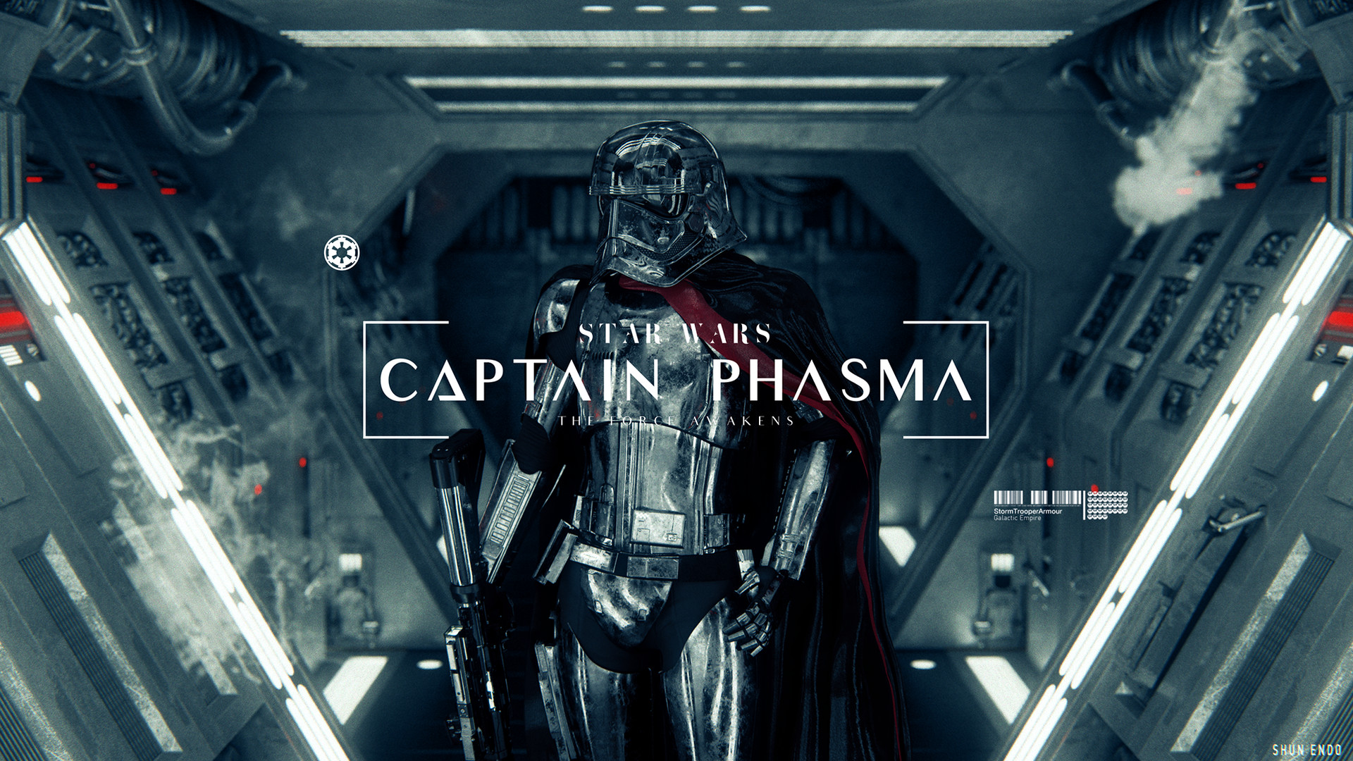 Star Wars8 Captain Phasma - HD Wallpaper 