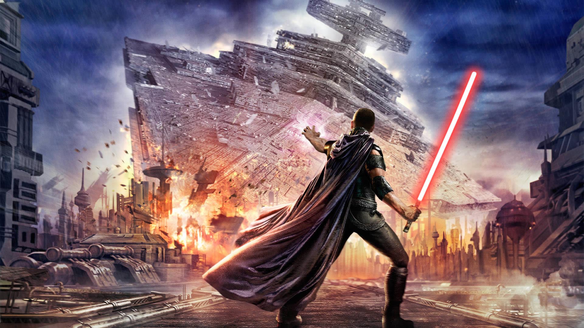 Badass Star Wars Wallpapers Digitalart - Star Wars Force Unleashed Background - HD Wallpaper 