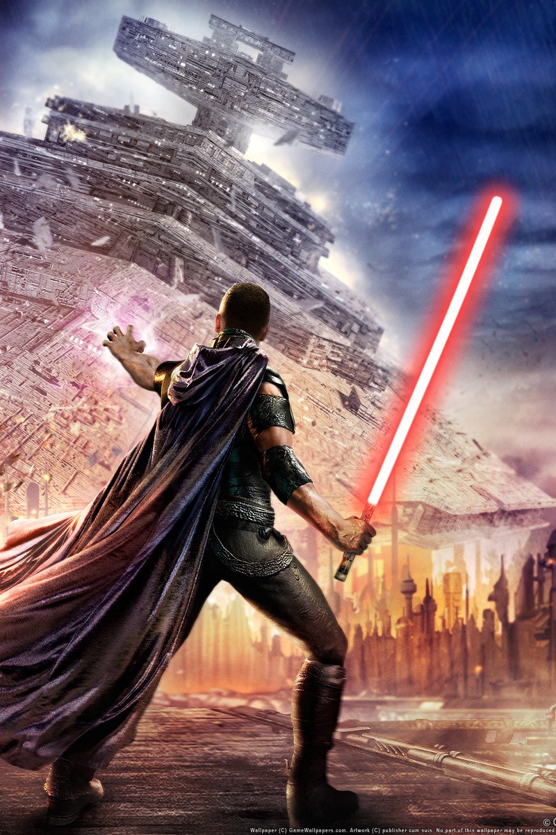 Wallpaper Star Wars, The Force Unleashed, Lightsaber - Star Wars The Force Unleashed Iphone - HD Wallpaper 