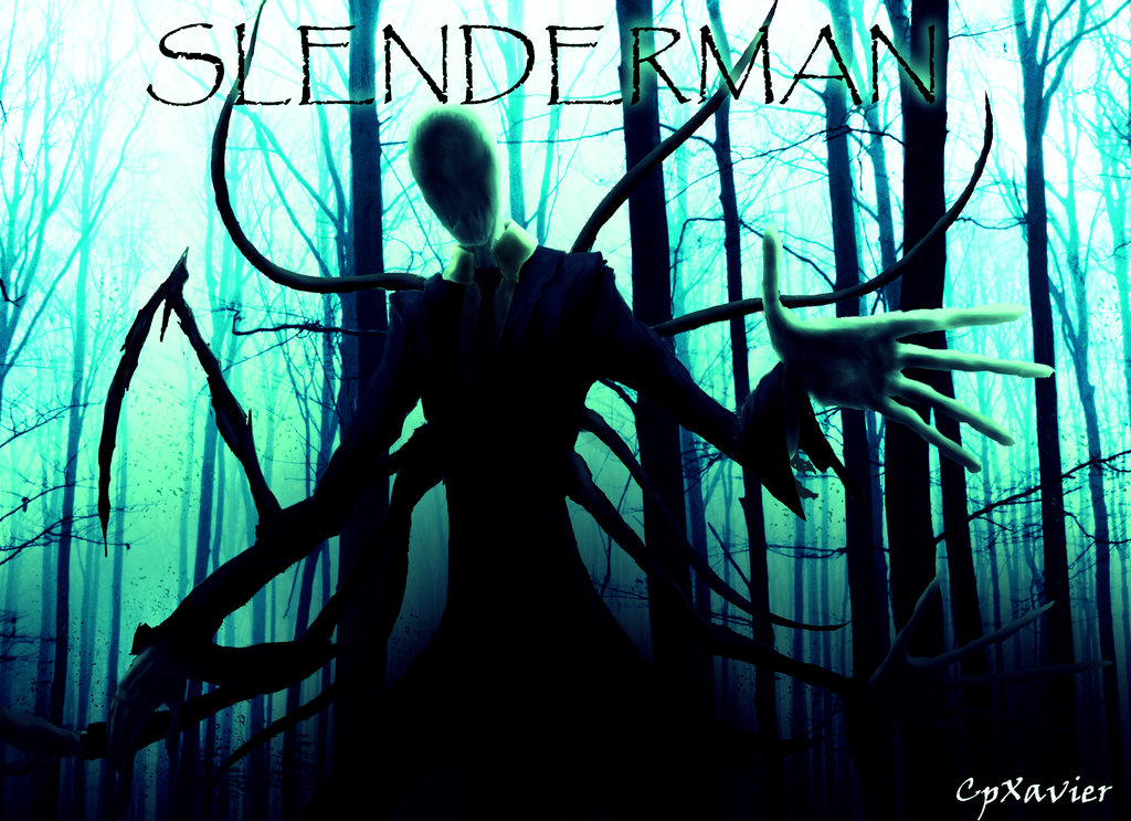 Slender Man - HD Wallpaper 