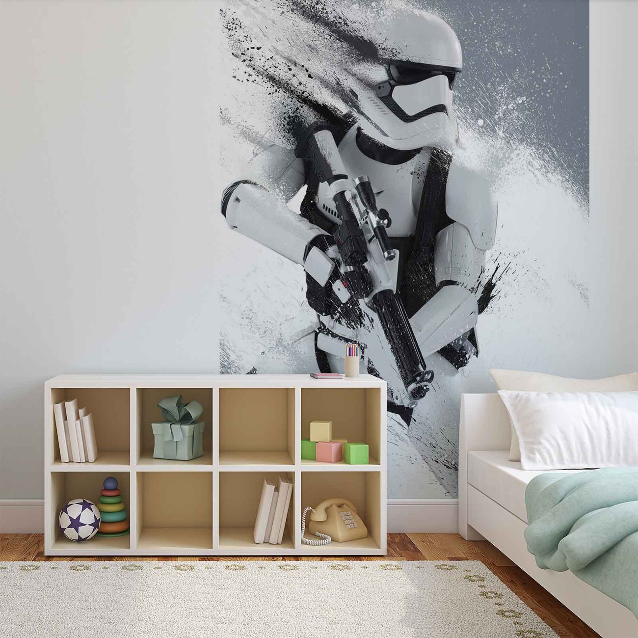 Star Wars Force Awakens Wallpaper Mural - Carta Da Parati Star Wars - HD Wallpaper 