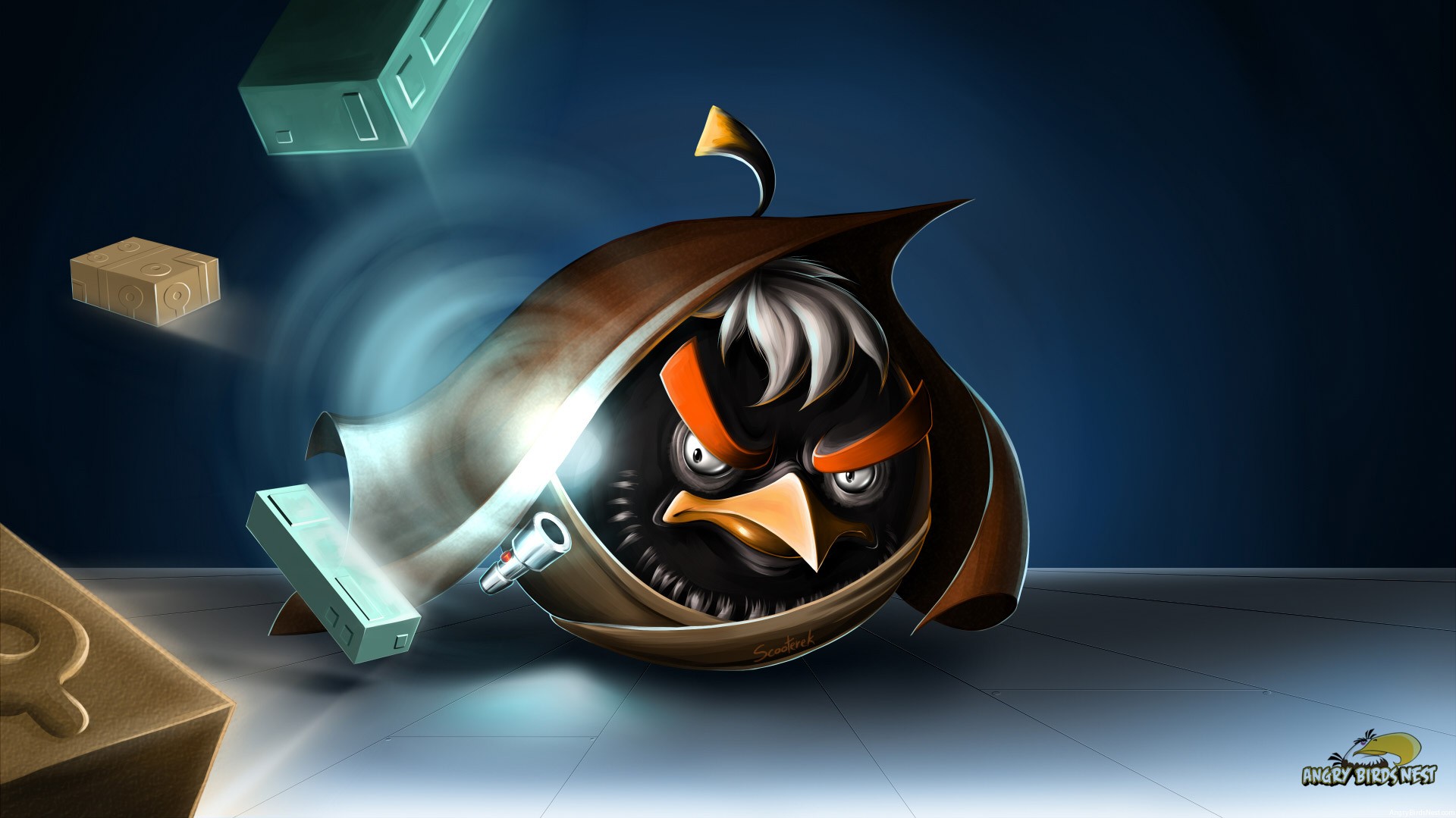 Angry Birds Star Wars Obi Wan Kenobi - HD Wallpaper 