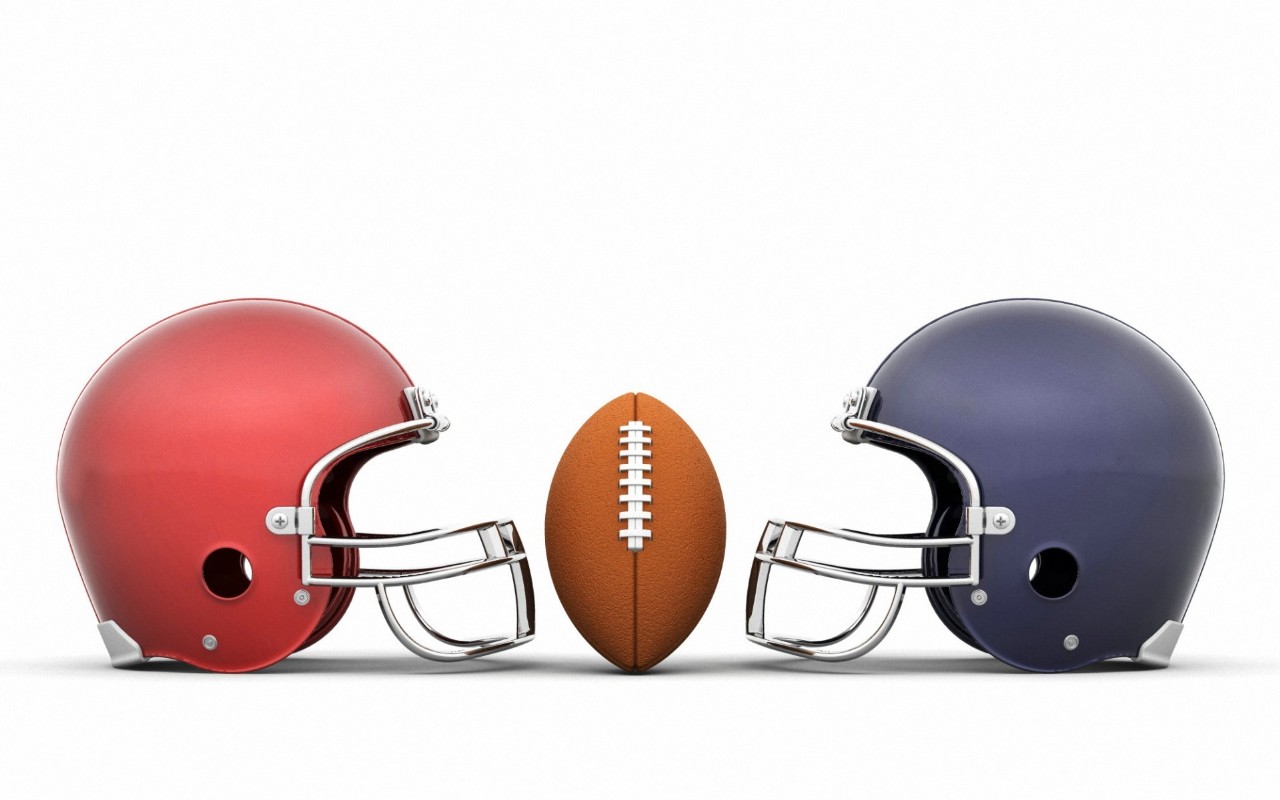 Futebol Americano Artwallpaper 10 Papel De Parede - Two Football Helmets Crashing Together - HD Wallpaper 