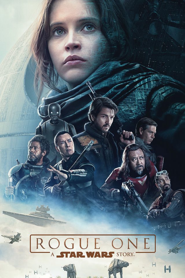 Rogue One Starwars Movie Iphone Wallpaper - Rogue One A Star Wars Story Movie Poster - HD Wallpaper 