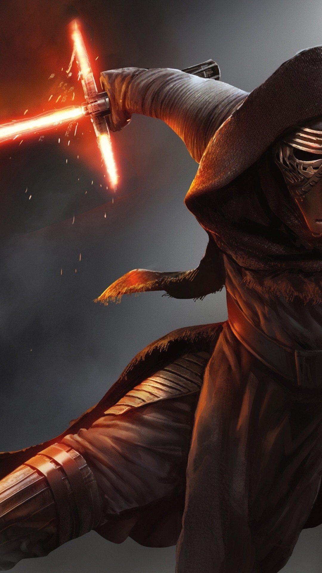 Lightsaber, Kylo Ren, Star Wars, Hoodie, Artwork - Kylo Ren Wallpaper 4k Iphone - HD Wallpaper 