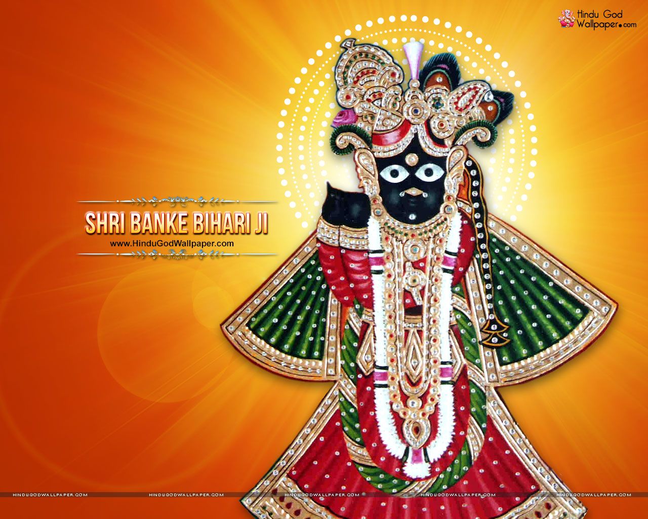 Bankey Bihari Temple Vrindavan - HD Wallpaper 