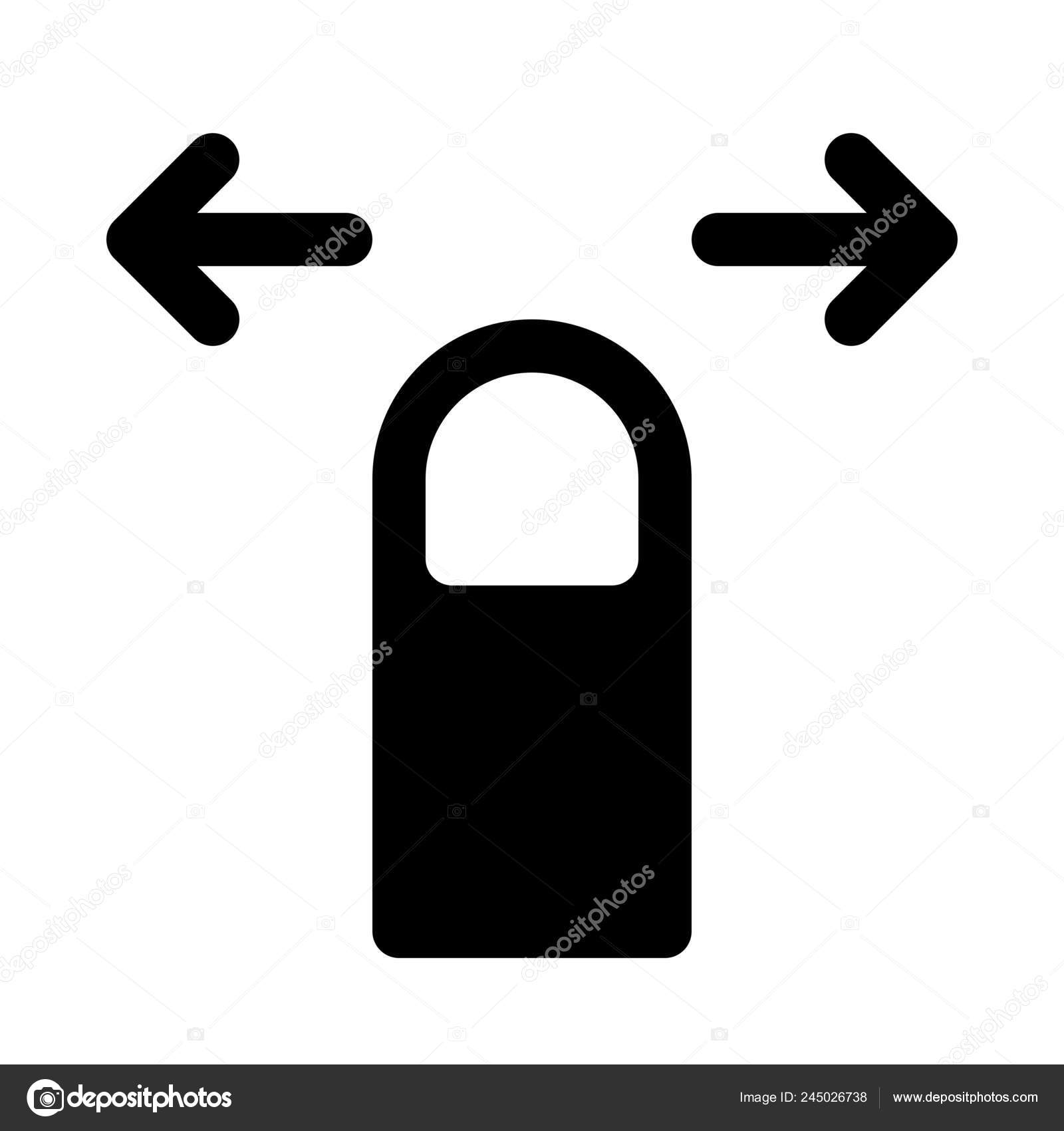 Swipe Left Right Icon - HD Wallpaper 