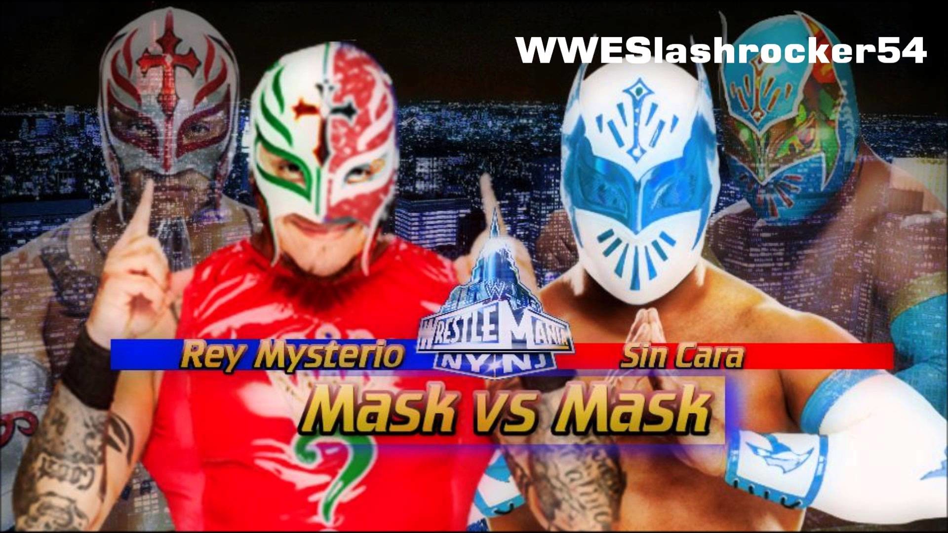 Rey Mysterio Full Hd Wallpaper Page Of Wallpaperdata - Rey Mysterio Sin Cara Mask - HD Wallpaper 