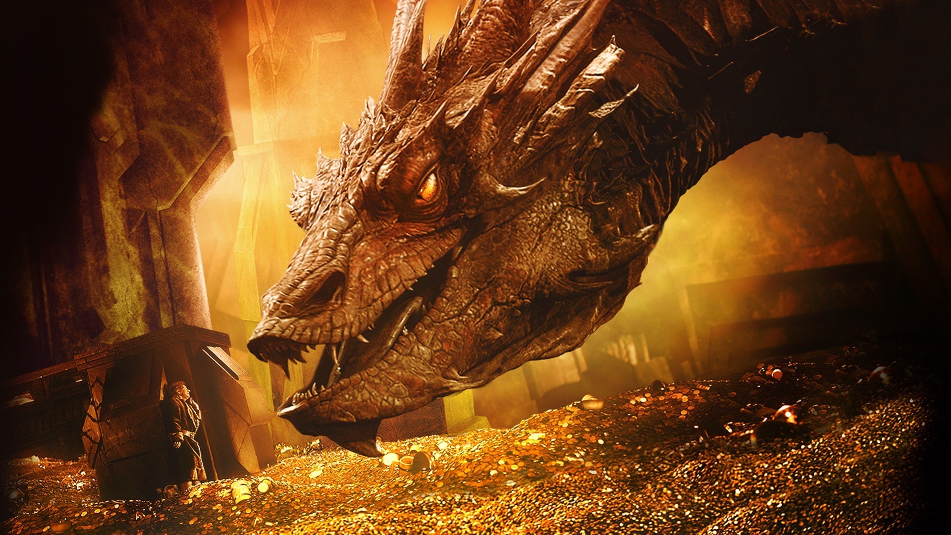 The Hobbit - Hobbit Smaug - HD Wallpaper 